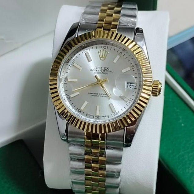 Full Black Automatic Men's Watch – Diamond Hour Markers, Date Function, Lume, 31 Variants