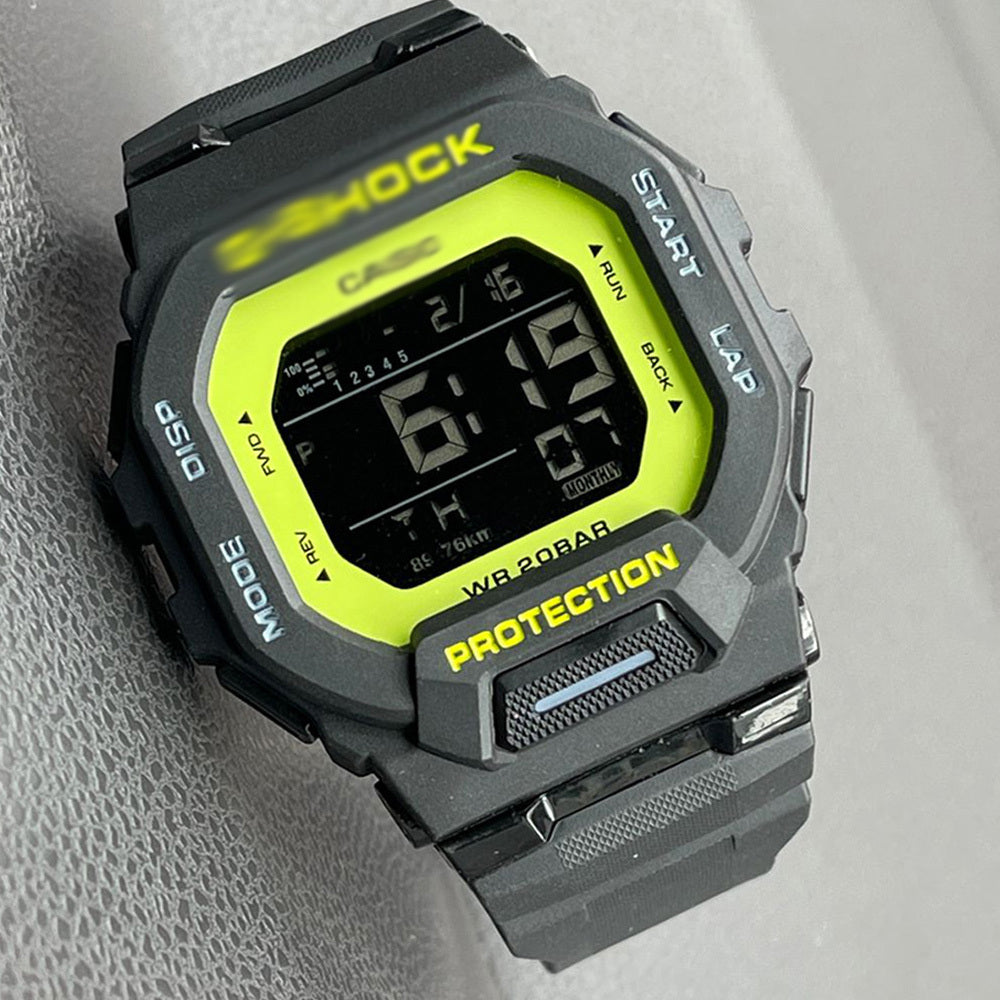 G-SHOCK GBD-200 Digital Sports Watch – Soft Rubber Jelly Strap, Glass Crystal, Unisex