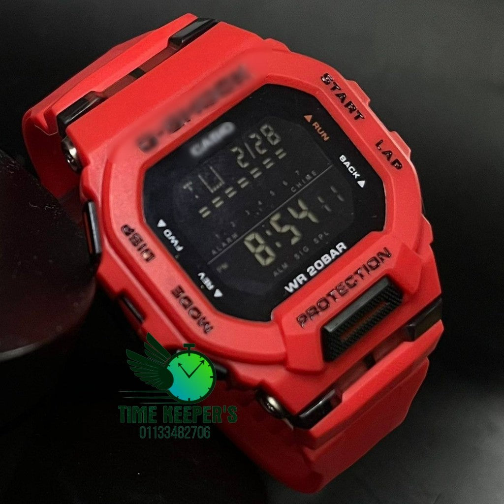 G-SHOCK GBD-200 Digital Sports Watch – Soft Rubber Jelly Strap, Glass Crystal, Unisex