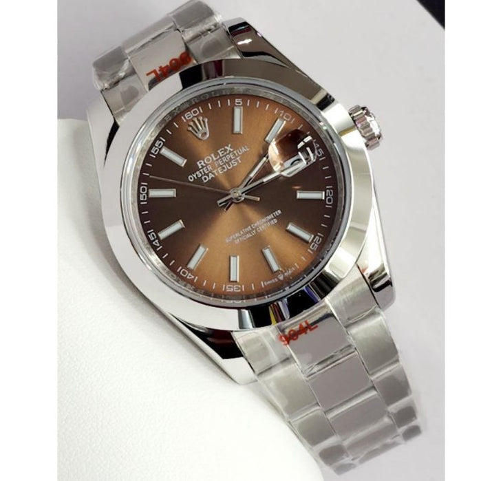 Arabic Dial Automatic Men's Dress Watch – Japanese Movement, Mineral Glass, Date Function