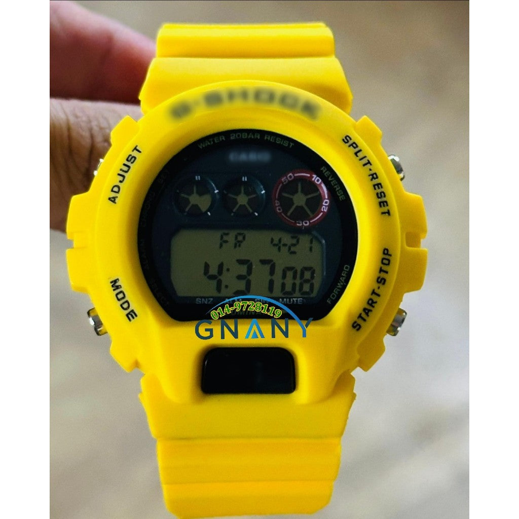 G-SHOCK DW6900 BNB Fit Digital Sports Watch – Glass Crystal Face, Unisex, 48 Colors