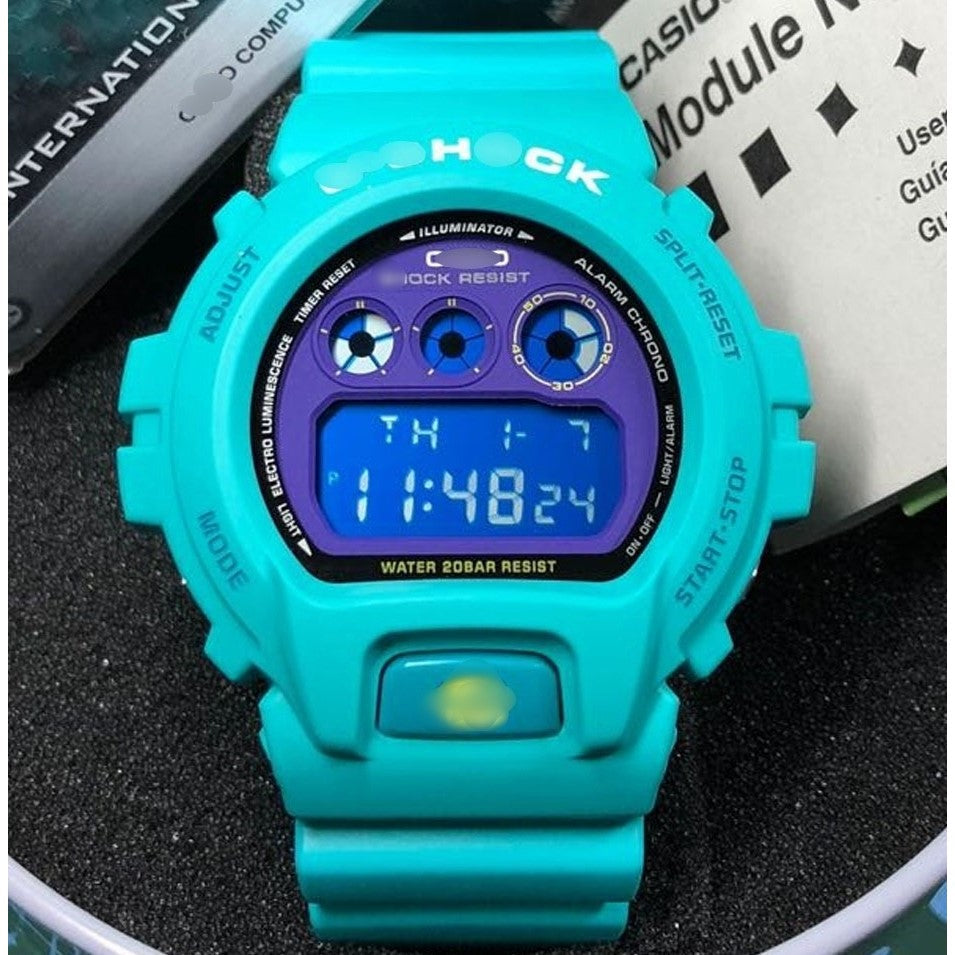 G-SHOCK DW6900 BNB Fit Digital Sports Watch – Glass Crystal Face, Unisex, 48 Colors
