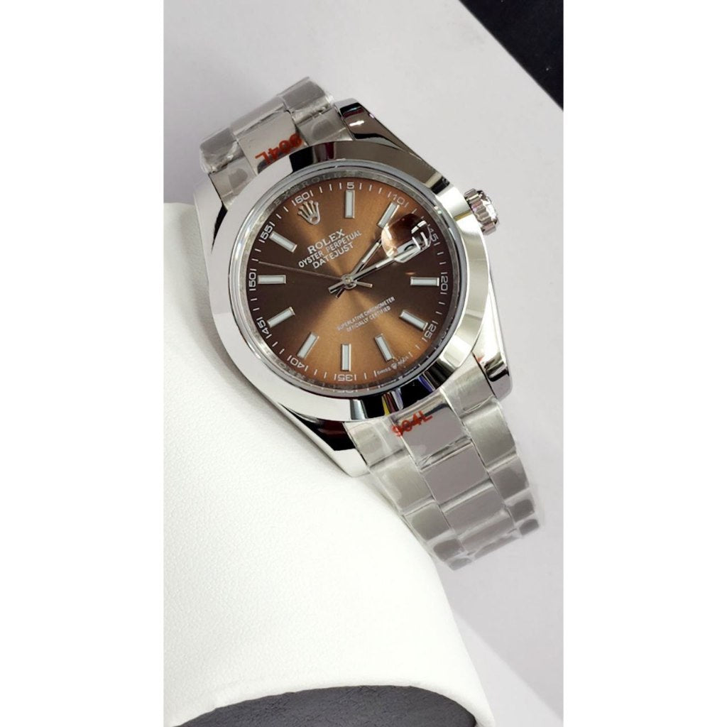 Arabic Dial Automatic Men's Dress Watch – Japanese Movement, Mineral Glass, Date Function