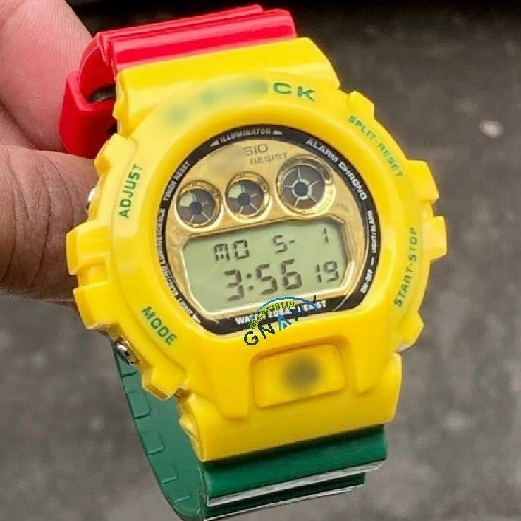 G-SHOCK DW6900 BNB Fit Digital Sports Watch – Glass Crystal Face, Unisex, 48 Colors