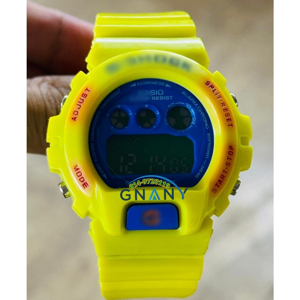 G-SHOCK DW6900 BNB Fit Digital Sports Watch – Glass Crystal Face, Unisex, 48 Colors