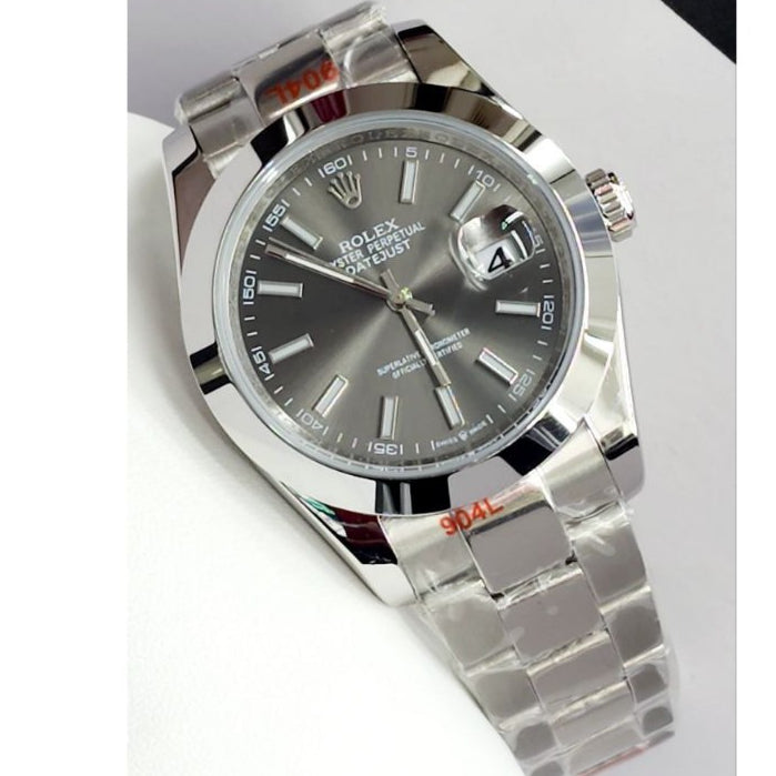 Arabic Dial Automatic Men's Dress Watch – Japanese Movement, Mineral Glass, Date Function