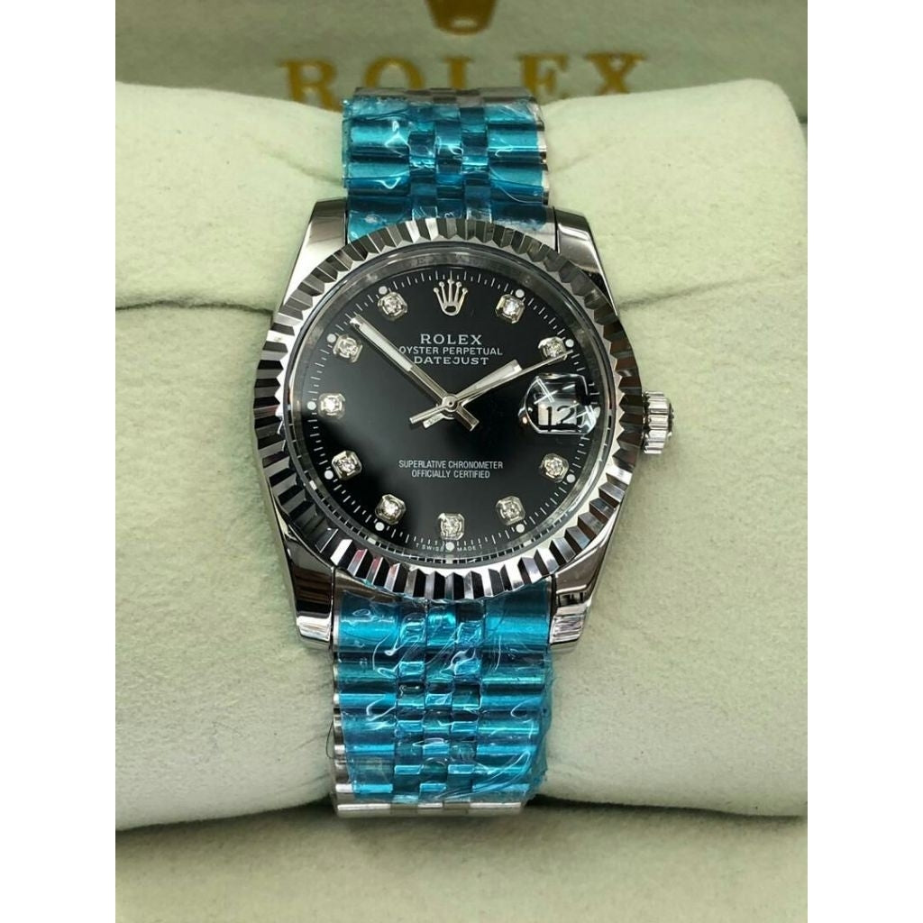 Men's Automatic Watch 36mm | Rolex Datejust Style | 904L Stainless Steel | Jam Tangan Lelaki Automatik | Free Box