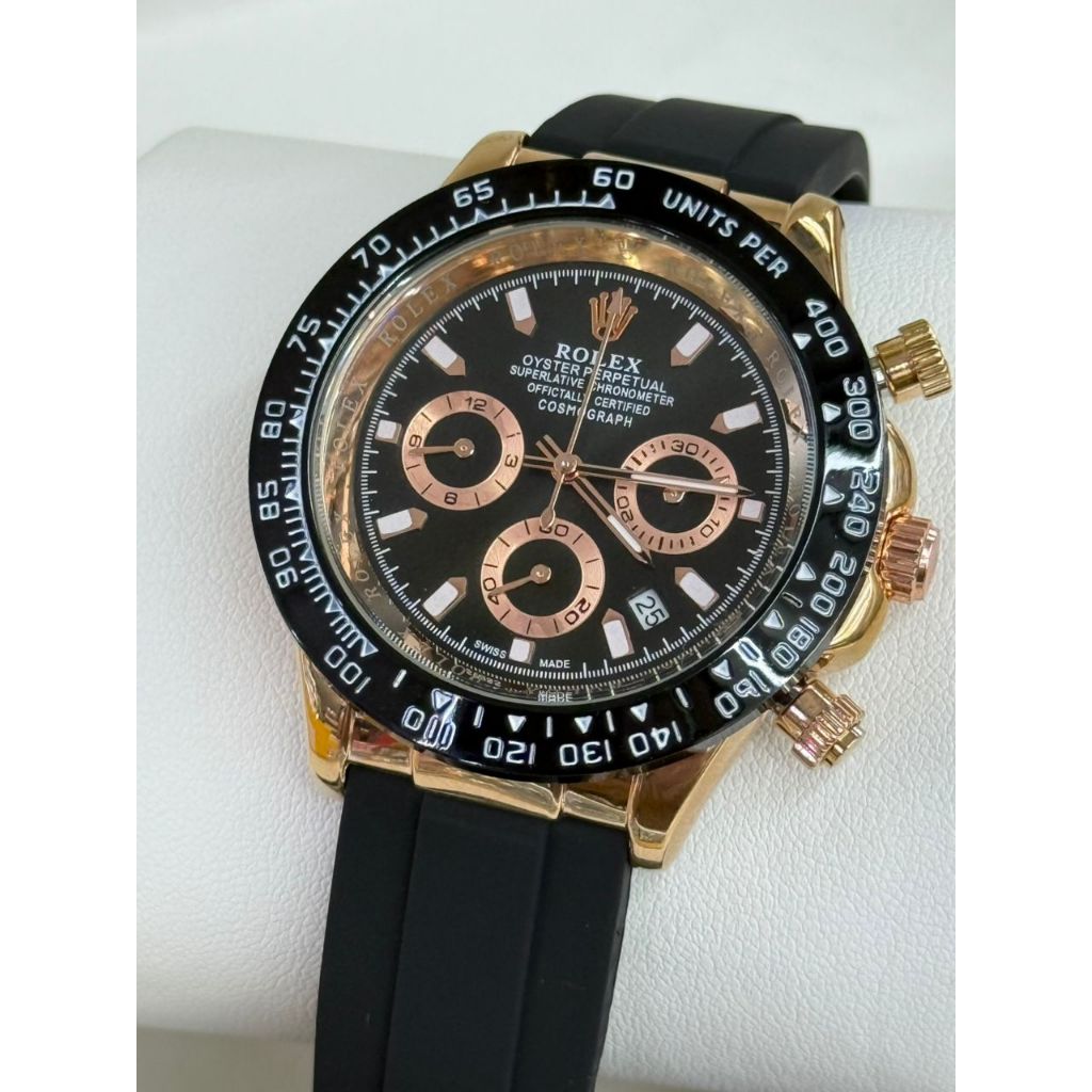 Men's Japan Movement Stainless Steel Watch – Date, Glow in the Dark & Mineral Glass