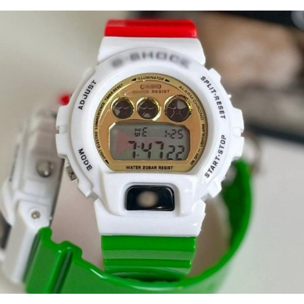 G-SHOCK DW6900 BNB Fit Digital Sports Watch – Glass Crystal Face, Unisex, 48 Colors