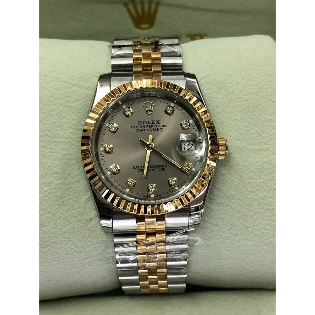 Men's Automatic Watch 36mm | Rolex Datejust Style | 904L Stainless Steel | Jam Tangan Lelaki Automatik | Free Box