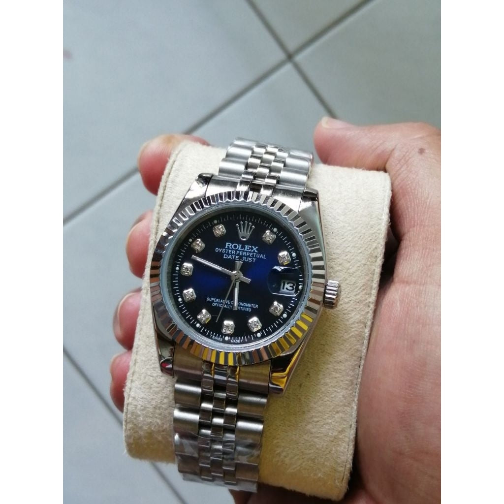 Men's Automatic Watch 36mm | Rolex Datejust Style | 904L Stainless Steel | Jam Tangan Lelaki Automatik | Free Box