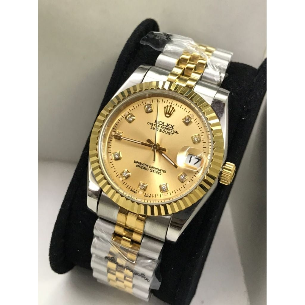 Men's Automatic Watch 36mm | Rolex Datejust Style | 904L Stainless Steel | Jam Tangan Lelaki Automatik | Free Box