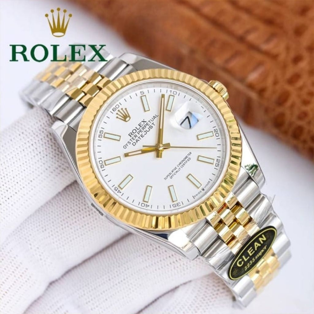 Rolex Datejust 36mm Oystersteel Men's Automatic Watch – Silver Stainless Steel