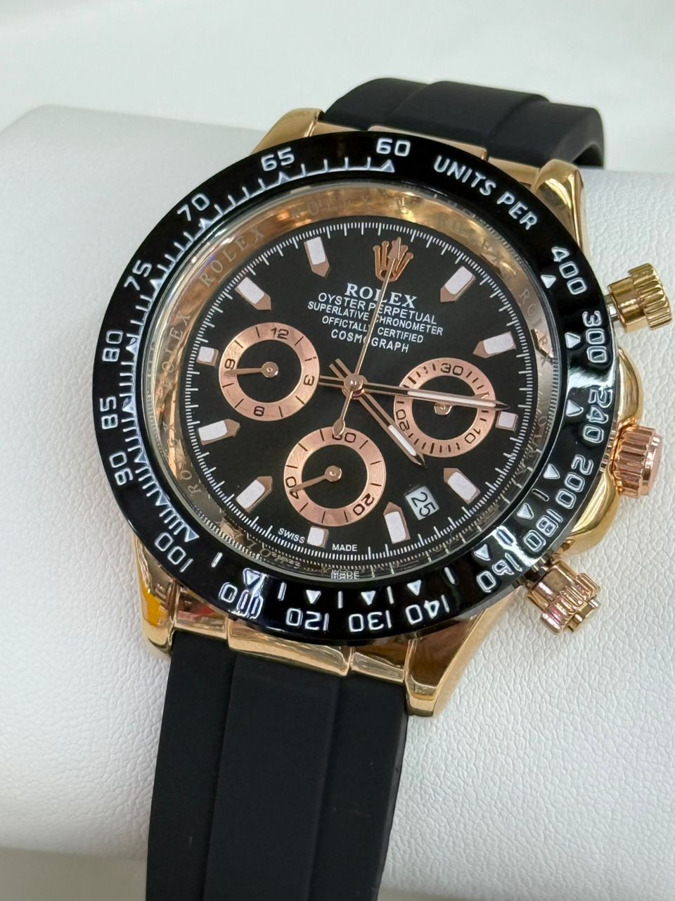 Men's Japan Movement Stainless Steel Watch – Date, Glow in the Dark & Mineral Glass