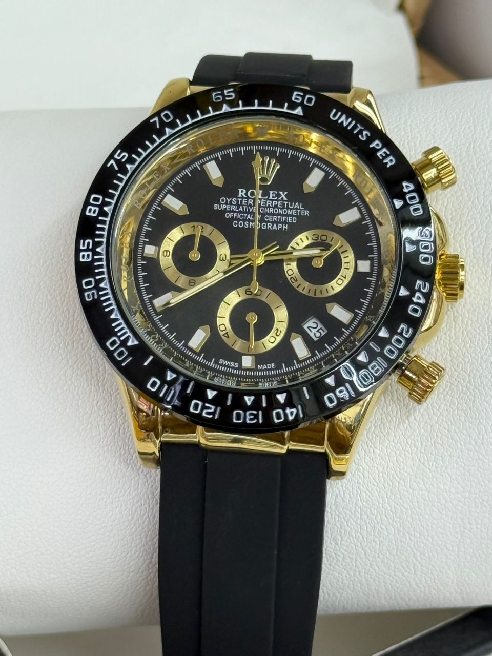 Men's Japan Movement Stainless Steel Watch – Date, Glow in the Dark & Mineral Glass