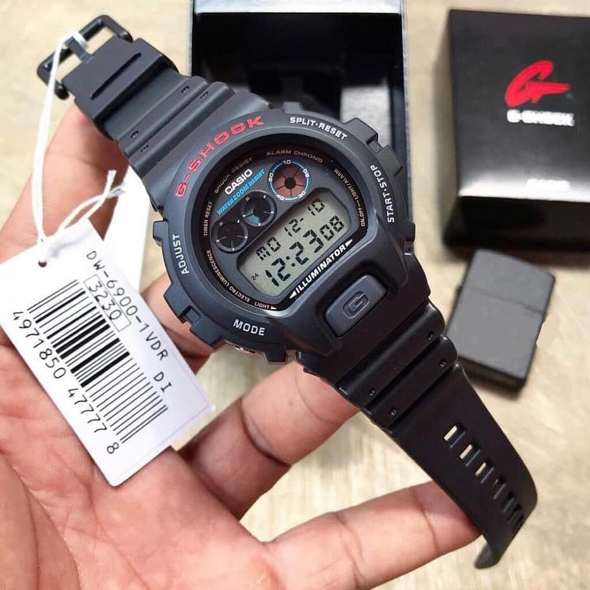 Casio G-Shock DW6900 Triple Graph Watch for Men & Women – Auto Light | Iconic Streetwear Digital Watch