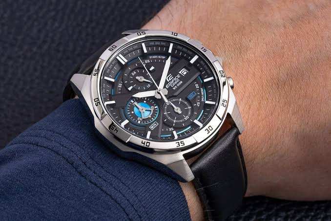 Casio Edifice EFR-556L Chronograph Leather Watch for Men – 100M Water Resistant | Limited Stock