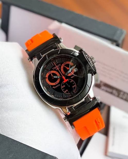 Tissot T-Race 1853 Orange Chronograph Watch For Men