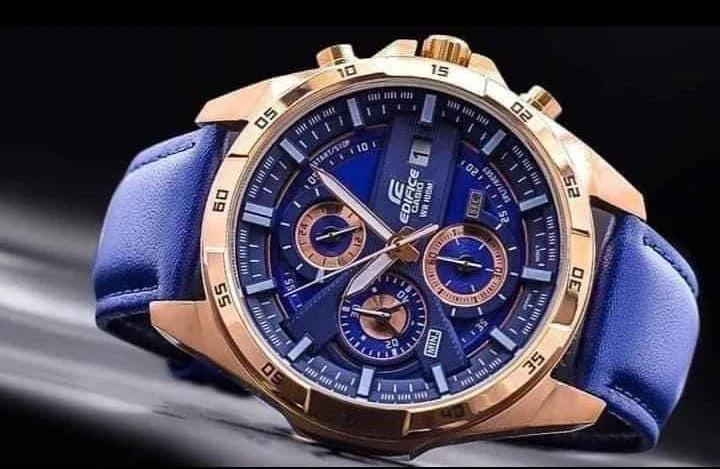 Casio Edifice EFR-556 Chronograph Leather Watch for Men – All Functions | Limited Stock