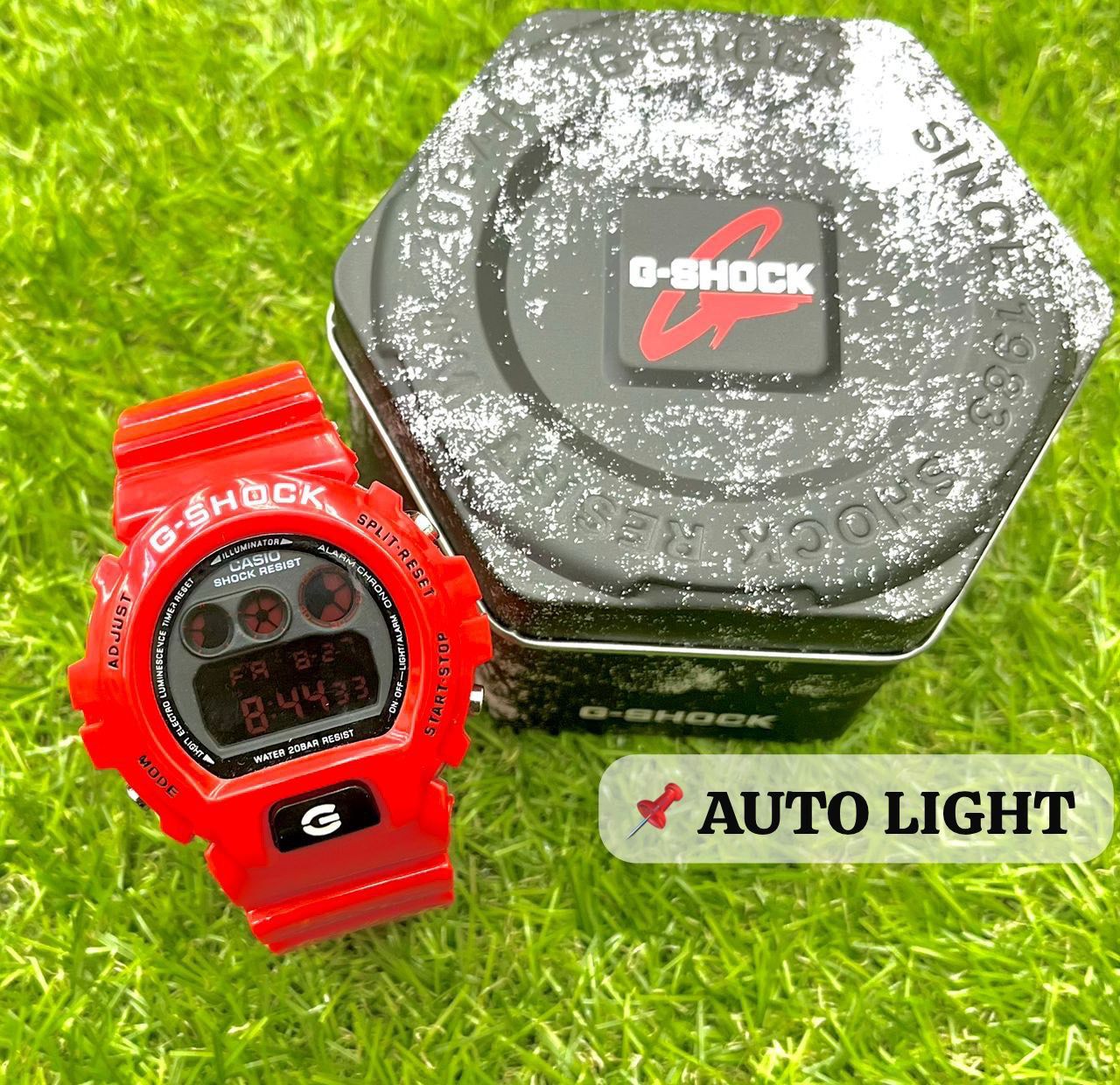 Casio G-Shock DW6900 Triple Graph Auto Light Watch for Men & Women – 200M Water Resistant