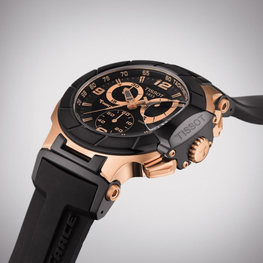 Tissot T-Race 1853 Rose Gold Chronograph Men’s Watch –  Quartz