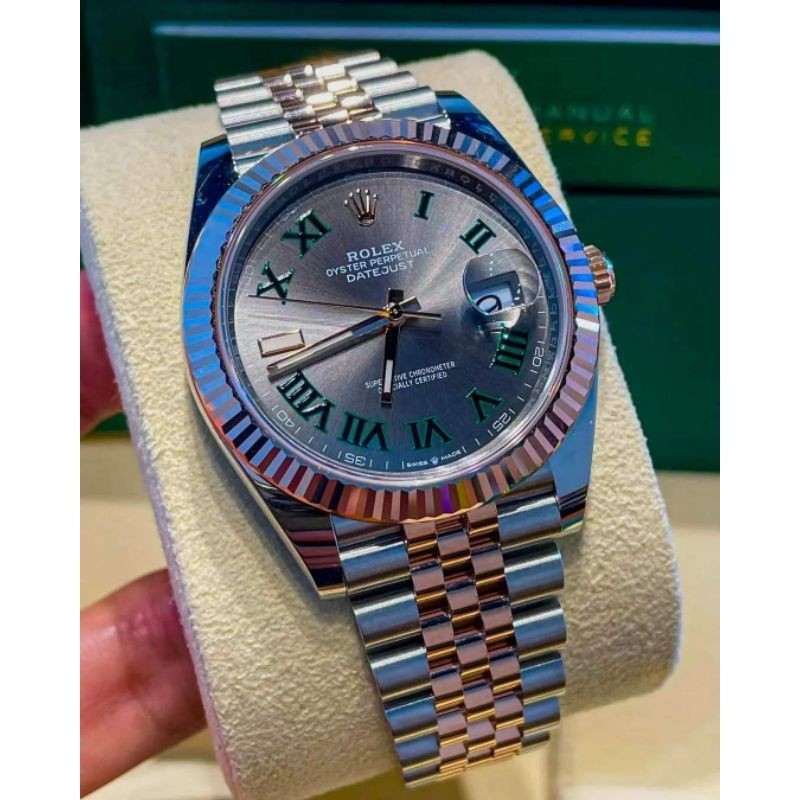 Rolex Oyster Perpetual Datejust Men's Automatic Watch 40mm | 904L Oystersteel | Ceramic Bezel | Date Display