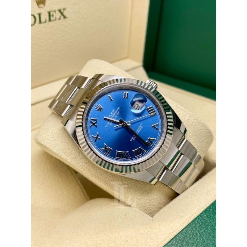 Rolex Oyster Perpetual Datejust Men's Automatic Watch 40mm | 904L Oystersteel | Ceramic Bezel | Date Display